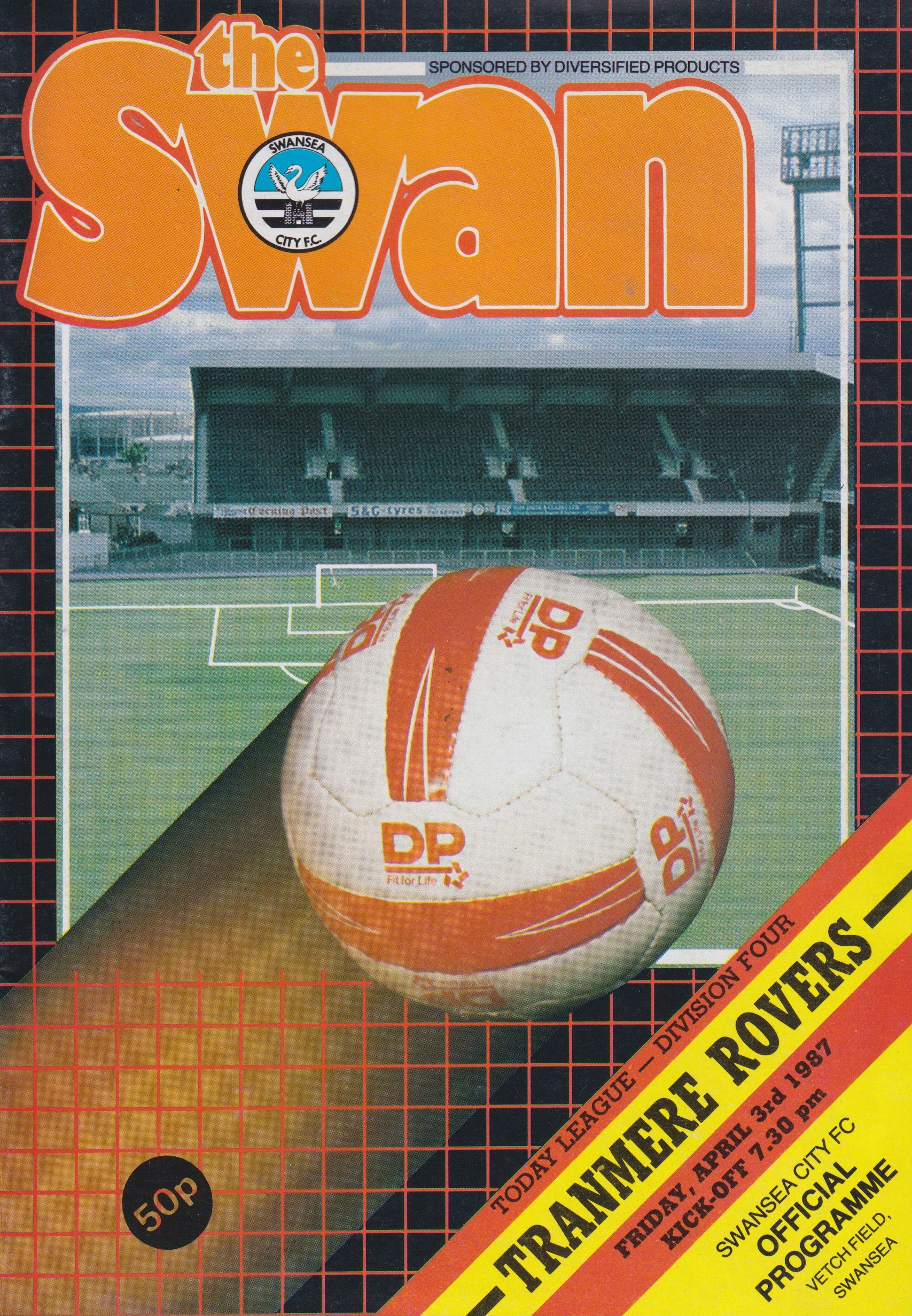 Swansea City v Tranmere Rovers match programme